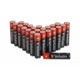Baterii Alkaline, AAA, 24 buc, Verbatim