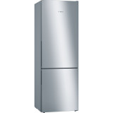 Combină frigorifică Bosch KGE49AICA, Low Frost, 413 L, Compartiment VitaFresh 0&deg;C, Suport sticle, Clasa C, H 201 cm, Inox