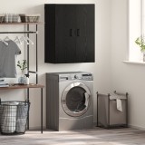 vidaXL Dulap de perete Stejar Negru 69,5 x 34 x 90 cm Lemn compozit 879521