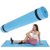 Saltea Yoga Antrenament Impermeabila 180x60x0.4 cm Bleu XQmax, Pilates, Fitness, Covoras Anti-alunecare