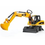 Jucarie Bruder, Construction - Excavator pe roti Cat