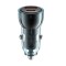 Incarcator Auto XO Design CC60, 60W, 3A, 1 x USB-A - 1 x USB-C, Albastru