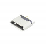 Conector micro USB, vertical, 5 pini, USB 2.0, contacte aurite, 503230
