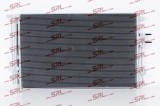Condensator AC Hyundai Santa Fe 20 2.4; dimensiuni [mm]: 685x427x12, uscator integrat, iesire 8,7mm, intrare 11,8mm; 97606S2500; SRLine, aftermarket