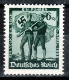 Germania Reich 1938, Mi #663, Referendum-ul din Austria, format mic, MNH! Cota 2 &euro;!