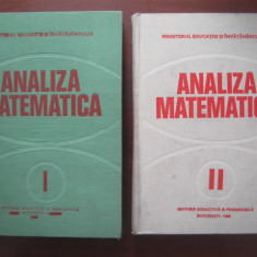 ANALIZĂ MATEMATICĂ-VOL.1+VOL.2-MARINESCU/NICOLESCU/MARCUS (MANUAL UNIVERSITAR)