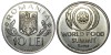 Z033 Romania 10 Lei 1996 N (comemorativa: World Food Summit - Roma), Nichel