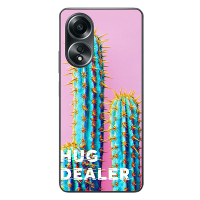 Husa compatibila cu Oppo A58 4G Silicon Gel Tpu Model Mesaj Hug Dealer foto