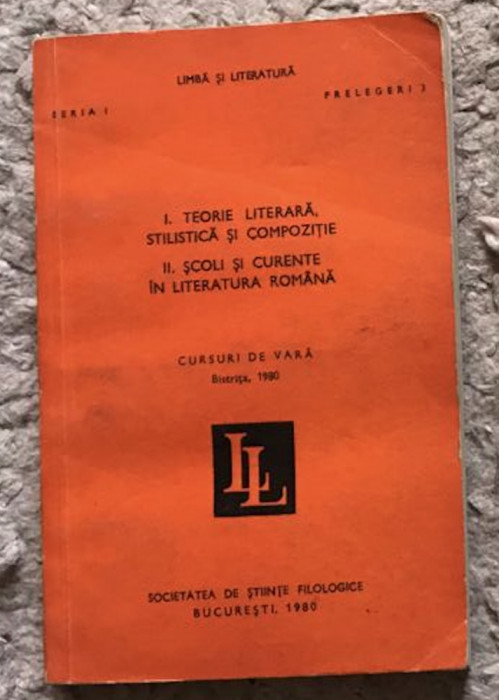 Limba si literatura cursuri de vara Bistrita 1980