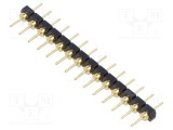 Conector şir pini tată 14 PIN 2,54mm aurit THT SAMTEC