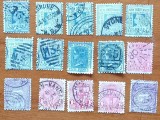 Cumpara ieftin COLONIA -BRITAN.-(1870--1910)-''NEW SOUTH -WALES-AUSTRALIA''.-Regina VICTORIA- LOT 15v.-stamp.-vezi-Scan