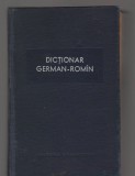 C9393 DICTIONAR GERMAN - ROMAN - IZBASESCU, 1958