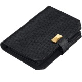 SONGMICS Cutie ceasuri Ronne Collection pentru 3 ceasuri, piele PU, cu compartiment secret, 22x15x5 cm, negru Household NewTrend