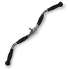 Bara Z Bicepsi Tricepsi Cauciucata inSPORTline 74 cm, Bara Fitness Curbata, Prindere Variabila, Antiderapanta, Otel