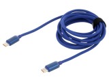 Cablu USB 2.0 USB C 2m albastru 100W
