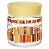 Borcan Sticla Pufo Yellow Coffee 750ml cu Capac Galben - Cafea, Ceai, Condimente, Miere, Gem