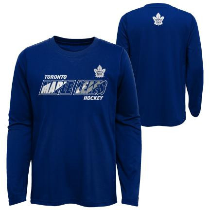 Toronto Maple Leafs tricou cu măneci lungi pentru copii Rink Reimagined LS Ultra blue - Dětsk&eacute; M (10 - 12 let)