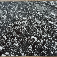 Multime la un miting din perioada comunista// fotografie