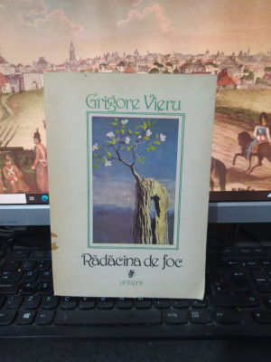 Grigore Vieru, Rădăcina de foc, ediție ilustrată de Sabin Bălașa, Buc. 1988, 077 foto