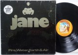 LP (vinil vinyl) Jane &lrm;&ndash; Fire, Water, Earth &amp; Air (VG+), Rock