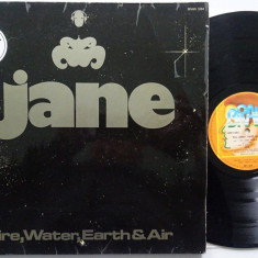 LP (vinil vinyl) Jane ‎– Fire, Water, Earth & Air (VG+)