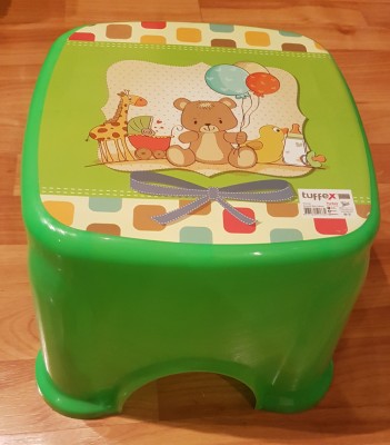 Scaun din plastic pentru copii, dimensiuni 22 x 22 x 20 cm foto