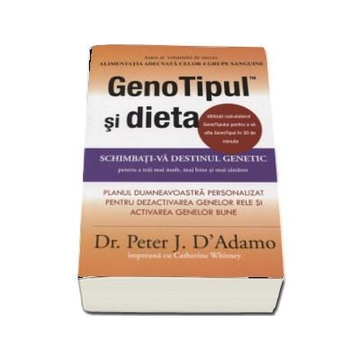 GenoTipul si dieta Catherine Whitney, Peter J. D&amp;#039;Adamo foto