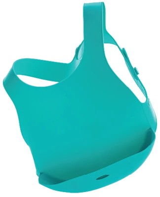 Baveta flexi bib minikoioi, 100% premium silicone &amp;ndash; aqua green foto