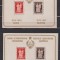 IUGOSLAVIA 1945 MI. BL. 3, I +II MNH