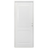 Usa de interior din lemn, Robust, stanga, vopsita alb, 76 x 205 cm