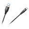 Cablu USB - USB Type C 2m negru REBEL