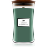 Woodwick Mint Leaves &amp; Oak lum&acirc;nare parfumată cu fitil din lemn 609,5 g