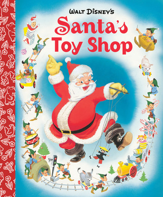 Santa&amp;#039;s Toy Shop Little Golden Board Book (Disney Classic) foto