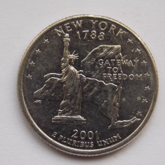 QUARTER DOLLAR 2001 USA-NEW YORK