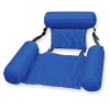 Scaun Gonflabil Apa, Piscina, Relaxare, Rosu/Albastru, 120x100cm