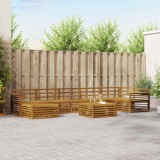 vidaXL Seturi de canapele 8 pcs natural Lemn Solid de Acacia 3373869