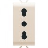 Priza standard italian 1M Gewiss Chorus Ivory GW11203