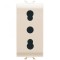 Priza standard italian 1M Gewiss Chorus Ivory GW11203