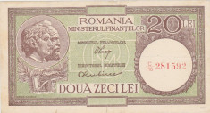 ROMANIA 20 LEI ND (1947,1948,1950) VF LUCA, RUBICEC RPR 38 foto