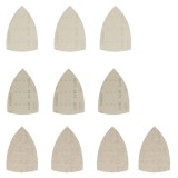 Bosch EXPERT M480 - Set foi abrazive delta 100x150 mm granulatie mixta fara gauri 10 bucati
