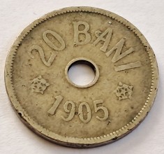 Romania, 20 Bani 1905 foto