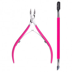 Set Manichiura / Pedichiura Cleste Unghii si Instrument Cuticule SensoPRO Milano, Pink