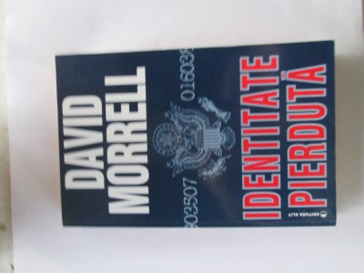 David Morrell - Identitate pierduta foto