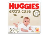 Scutece Huggies Extra Care 3 Jumbo, 6-10 kg, 40 buc