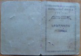Legitimatia de detinere caseta in Tezaurul Bancii Nationale, Calarasi, 1942