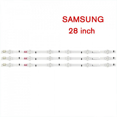 Set barete led Samsung 28 inch UE28J4100 D4GE-280DC0-R1 D4GE-280DC0-R2 3 x 6 led foto