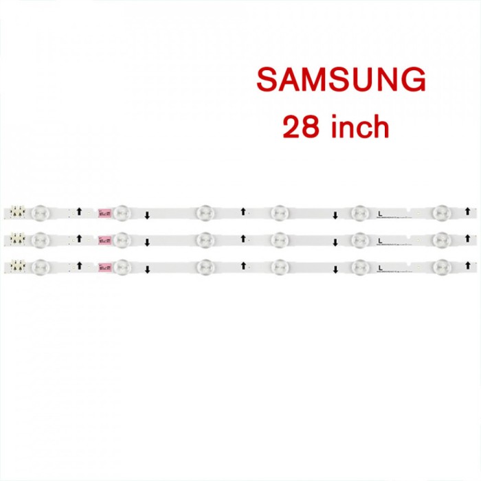 Set barete led Samsung 28 inch UE28J4100 D4GE-280DC0-R1 D4GE-280DC0-R2 3 x 6 led