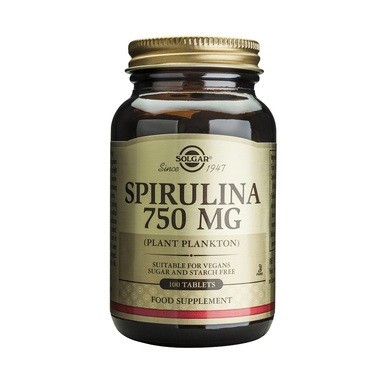 Spirulina 750mg Solgar 80tbl foto