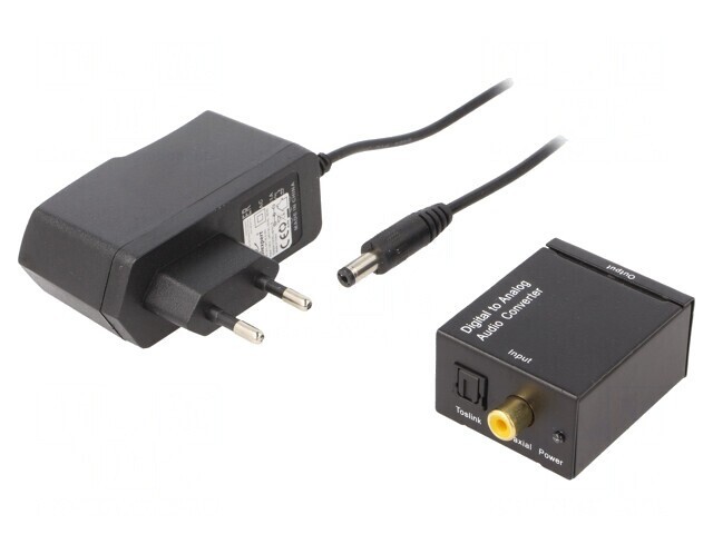 Convertor Digital-Analog cu Alimentator Negru