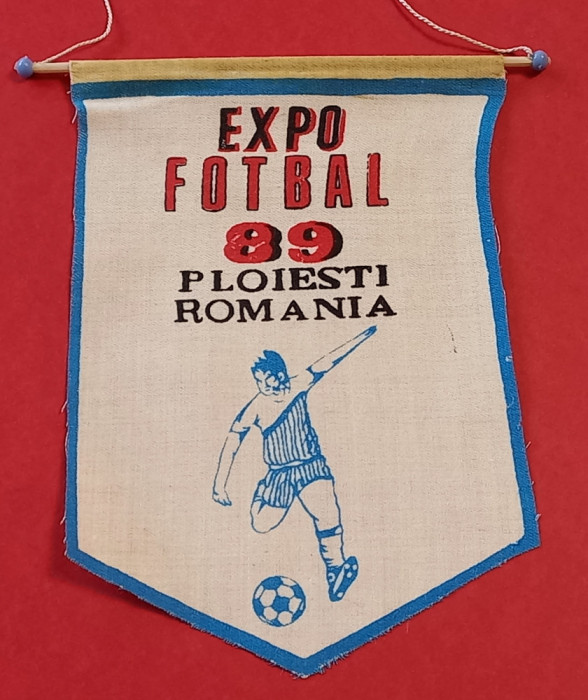 Fanion fotbal - &quot;EXPO&quot; FOTBAL 1989 PLOIESTI (varianta 1)